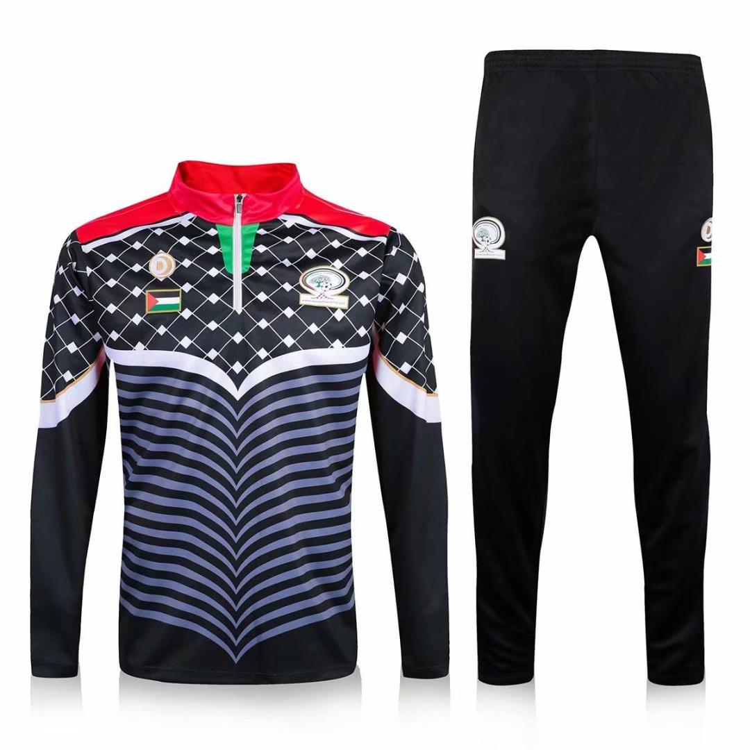 AAA Quality Palestino 21/22 Tracksuit - Black